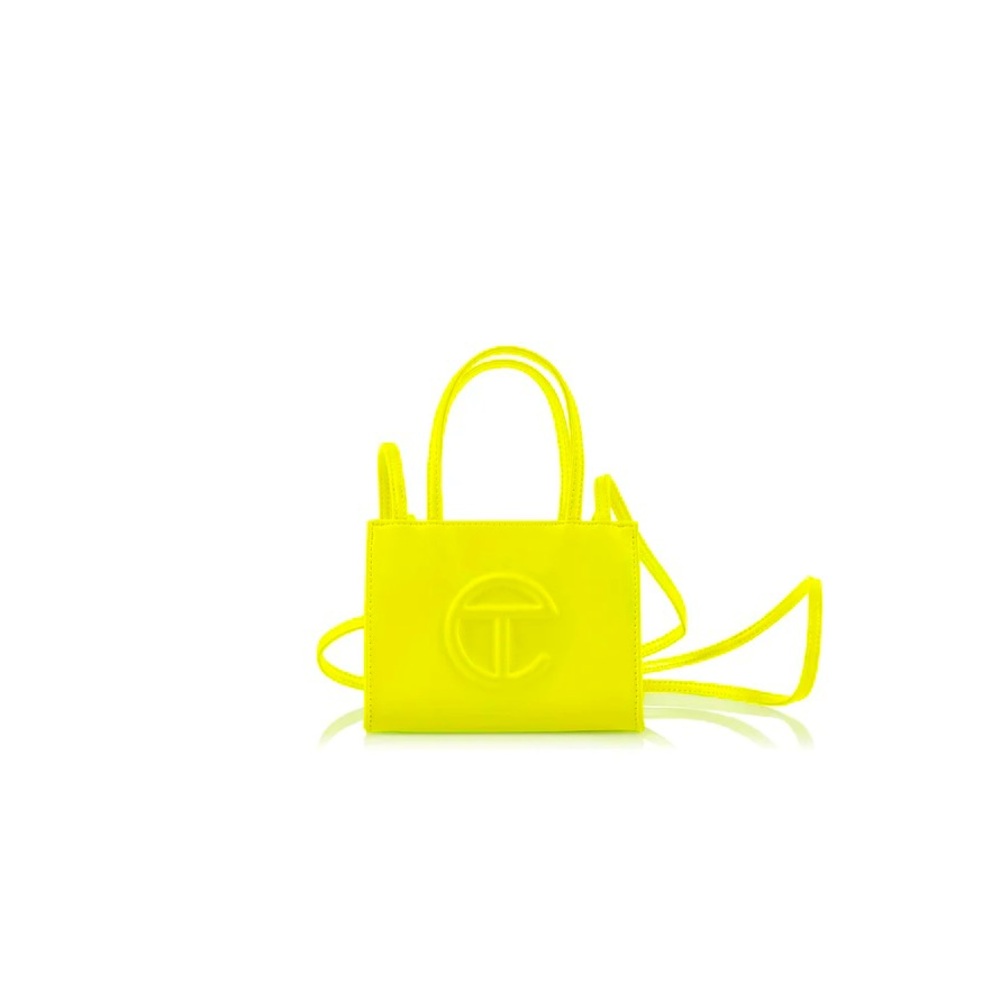 Telfar Small Shopping Bag: Highlighter Yellow 💛